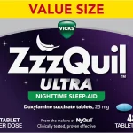 ZzzQuil Ultra Sleep Aid Doxylamine Succinate 25mg Sleep Aids for Adults Nighttime Sleep Aid 48 Count (New)
