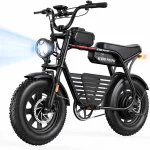 Electric Bike for Adults with 48V 13Ah Removable Battery 1500W Peak Motor 55 Miles Ebike 16'' Fat Tire E Bike AI Lig (New)