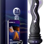 Beisar 3 in 1 Prostate Massager Powered Vibrating Butt Plug Male Toys for Men with 9 Wave Wriggling Mo (New)