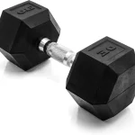 CAP Barbell 30 LB Coated Hex Dumbbell Weight New Edition Replacement or set-expansion option Anti-roll stability Unil (New)