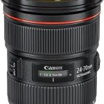 Canon EF 24-70mm f/2.8L II USM Standard Zoom Lens Black Combines 2 types of aspherical lenses to reduce spherical (New)