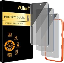 71SvBAh-nhL._AC_UY218_ Ailun 3 Pack Privacy Screen Protector for iPhone 16 Pro Max Tempered Glass 6.9 Inch Installation Frame Anti Spy Priva (New) - Image 1