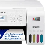 Epson EcoTank ET-2800 Wireless Color All-in-One Supertank Printer - White Cartridge-free print scan copy up to 10 pp (New)