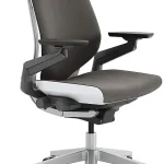 Steelcase Gesture Office Chair Carpet Floors Graphite Gray Ergonomic Work Chair with Wheels for Carpet Comfortable &amp (New)