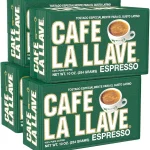 CafÃ© La Llave Espresso Ground Coffee Dark Roast 10 OZ Pack of 4 Ideal for Espresso Machine Moka Pot and Drip Brewin (New)