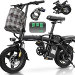 Electric Bike for Adults and Teens 560W Motor 24MPH Compact Commuter Electric Bicycles 32 Miles Range 48V 10Ah Battery (New)