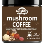 Suiyilary 10 Mushroom Coffee with Arabica w Lion's Mane Reishi Mushroom Polysaccharides &amp More Instant Mushrooms Powde (New)