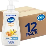 Dial Liquid Hand Soap Vanilla Honey 75 fl oz Pack of 12 Gentle on skin creamy lather clean rinsing formula includ (New)