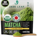 Jade Leaf Matcha Powder Organic Culinary Grade 30g / 106oz Best for Matcha Lattes Baking and Smoothies! - Authentic (New)