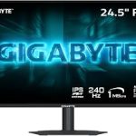 GIGABYTE G25F2A 24.5" SuperSpeed IPS FHD Gaming Monitor Black FHD 1920x1080 240Hz 1ms GTG HDMI DP AMD Freesync Pre (New)