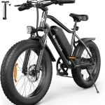 isinwheel M10 Pro Electric Bike 1000W Peak Motor 22 MPH 20&quotx4&quot Fat Tire Ebike USB Phone Charging Port 104Ah Removable (New)