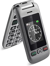 71VfIxoQifL._AC_UY218_ artfone G6 Flip Phone for Seniors 4G Unlocked Basic Phone 2.4"+1.8" Screen SOS Button Speed Dial Hans-Free Big Butto (New) - Image 1