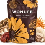 WONUEB Mushroom Coffee Instant Powder for Daily Energy &amp Vitality Support* 6-Mushroom Coffee Blend for EnergyFocus &amp Im (New)