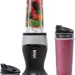 Ninja Fit Compact Personal Blender 700W 2 16oz Cups QB3001SS 700-watt base blends smoothies shakes frozen drink (New)