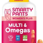 SmartyPants Women's Multivitamin Gummies Vitamin D &amp C Omega 3 90 Ct Methylfolate CoQ10 Vitamin B12 B6 A K Zin (New)