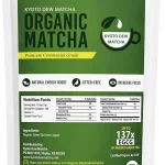Kyoto Dew Matcha Organic Ceremonial Grade Matcha Powder 100g (New)