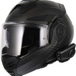 LS2 Helmets Advant X Carbon Fiber Modular Helmet with Preinstalled Sena 60S Mesh Bluetooth Headset (New)
