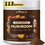10-in-1 Mushroom Powder 2000MG Mushroom Complex Powder - Lions Mane Reishi Shiitake Chaga Turkey Tail Cordyceps Mai (New)