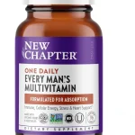New Chapter Every Man's One Daily Multivitamin 96 Tablets Fermented Ingredients for Immune Cellular Energy and Bone H (New)