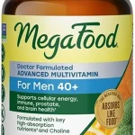MegaFood Advanced Multivitamin for Men 40 Doctor Formulated 120 Tablets Immune Support Cellular Energy Prostate &amp Br (New)