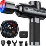 RENPHO Active Thermacool 2 Massage Gun with Intuitive Heat and Cold Control VA Display Handheld Percussion 10mm Deep Tis (New)