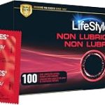 LifeStyles Non-Lubricated Natural Rubber Latex Condoms Value Pack 100 Count (New)