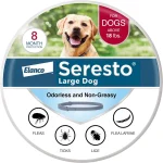 Seresto 8-Month Flea &amp Tick Collar for Large Dogs Over 18 lbs 1ct (New)