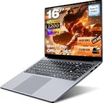 Gaming Laptop i7 16 inch Laptop Computer Up to 3.1GHz 2026 Laptop Computers with 16GB RAM 512GB SSD FHD 1920x1200 180° (New)