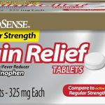 GoodSense Acetaminophen Tablets 325 mg 100 Count Regular Strength Pain Reliever and Fever Reducer Aspirin Free for A (New)