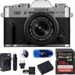 FUJIFILM X-T30 III Mirrorless Camera with XC 13-33mm Lens Bundle Includes: SanDisk 128GB Extreme PRO Memory Card Spare B (New)