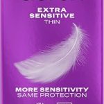 Durex Extra Sensitive Condoms for Men Thin Latex Condoms 12 count Lubricated to Help Prevent Breakage Regular Fit El (New)