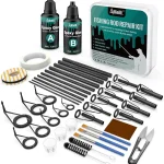 ailiaili Fishing Rod Repair Kit - 3-in-1 Fishing Pole Complete Supplies Kit For Rod Tips Fishing Rod &amp Guide Eyelets Re (New)