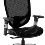 Staples Hyken Ergonomic Mesh Task Chair Lumbar Support Swivel Black Designed for everyday desk work in home or profes (New)