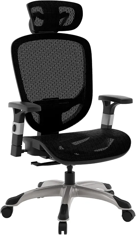 71asEwraXQL._AC_UL960_FMwebp_QL65_ Sponsored Ad - Staples Hyken Ergonomic Mesh Task Chair Lumbar Support Swivel Black Designed for everyday desk work in (New) - Image 1