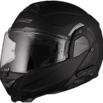 LS2 Helmets Advant II Modular Motorcycle Helmet with Midland Spectrum Bluetooth Headset (New)