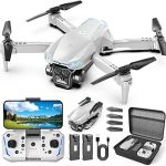 1080P Drone with Camera for Kids Adults Beginners Foldable FPV Quadcopter with One Key Takeoff/Landing Gesture Contro (New)