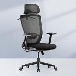 FLEXISPOT OC3 Ergonomic Office Chair with One-Piece Backrest FS02 Black Mesh High Back Computer Chair with Lumbar Suppo (New)