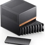 â€‹JONSBO N6 NAS Case Micro ATX Pc Case9HDD/SSD Drive Bay hot-swapSupport 3 Power Supply Installation PositionsATX/SFX (New)