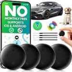 RGIMF GPS Tracker for Vehicles No Subscription iOS Android Dual System Precise Location Car Tracker Tag IP66 Bluetoo (New)