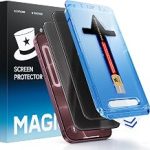 MAGIC JOHN Privacy for iPhone 18 Pro Max Screen Protector 6.9 inch 2 Pack Anti-Spy 9H+ Shatterproof Tempered Glass Bu (New)