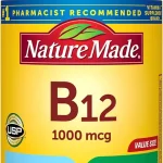Nature Made Vitamin B12 1000 mcg Energy Metabolism Support 150 Softgels B12 Vitamins 1000 mcg Energy Metabolism Suppo (New)