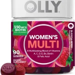 OLLY Women's Multivitamin Supports Overall Wellness* Biotin - 90 Count Women's Wellness A Multitasking Blend of Vitam (New)