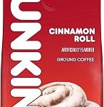 Dunkin’ Cinnamon Roll Artificially Flavored Ground Coffee 11 Oz. Bag NEW NAME Same great coffee Cinnamania is now Cin (New)