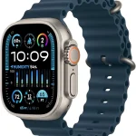 Apple Watch Ultra 2 [GPS Cellular 49mm] - Titanium Case with Blue Ocean Band One Size Renewed (New)