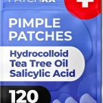 PatchRx Salicylic Acid Pimple Patches for Face 120 Hydrocolloid Face Dots 120 hydrocolloid dots with salicylic acid &amp t (New)