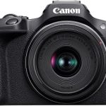 Canon EOS R100 Mirrorless Camera RF-S18-45mm F4.5-6.3 is STM Lens Kit 24.1 Megapixel CMOS APS-C Sensor 4K Video Wi-F (New)