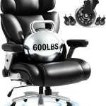 FLEXISPOT 600lbs Big and Tall Office Chair for Heavy People Heavy Duty Computer Desk Chair with Lumbar Support 2D Armrest (New)