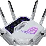 ASUS GT-BE19000AI Tri-Band WiFi 7 AI Gaming Router 10G Game Boost Coverage up to 3500 Sq. Ft. 10G Port x2 2.5G Por (New)