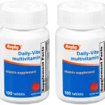 Rugby Daily-Vite Multivitamin for Adults 100 Tablets 2-Pack Gluten-Free Dietary Supplement with Vitamin A C D and T (New)