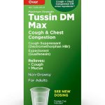 Amazon Basic Care Tussin DM MAX Maximum Strength Cough and Chest Congestion Medicine Non-Drowsy Alcohol Free Expectora (New)